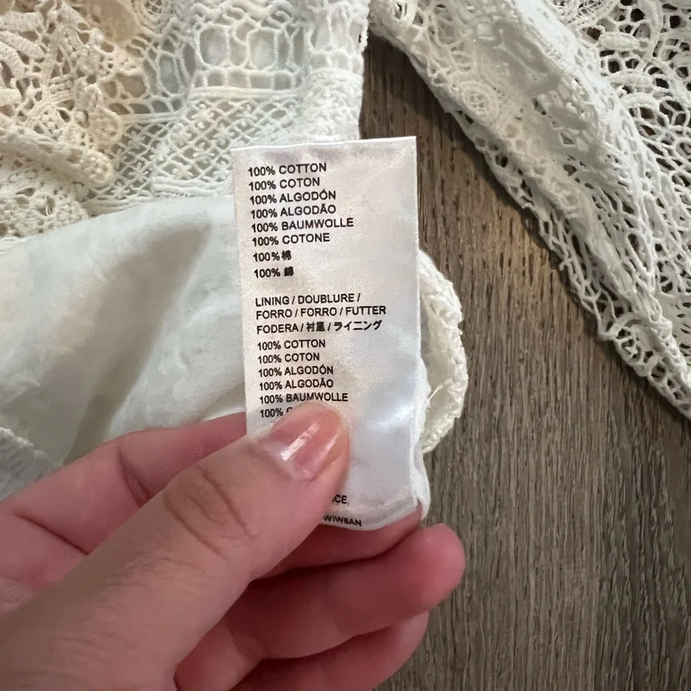 Anthropologie Seen Worn Kept Serena Lace Blouse